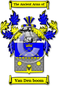 Van Den boom Family Crest Download (jpg) Legacy Series - 150 DPI